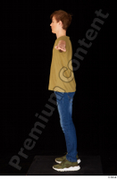  Matthew blue jeans brown t shirt casual dressed green sneakers standing t poses whole body 0003.jpg